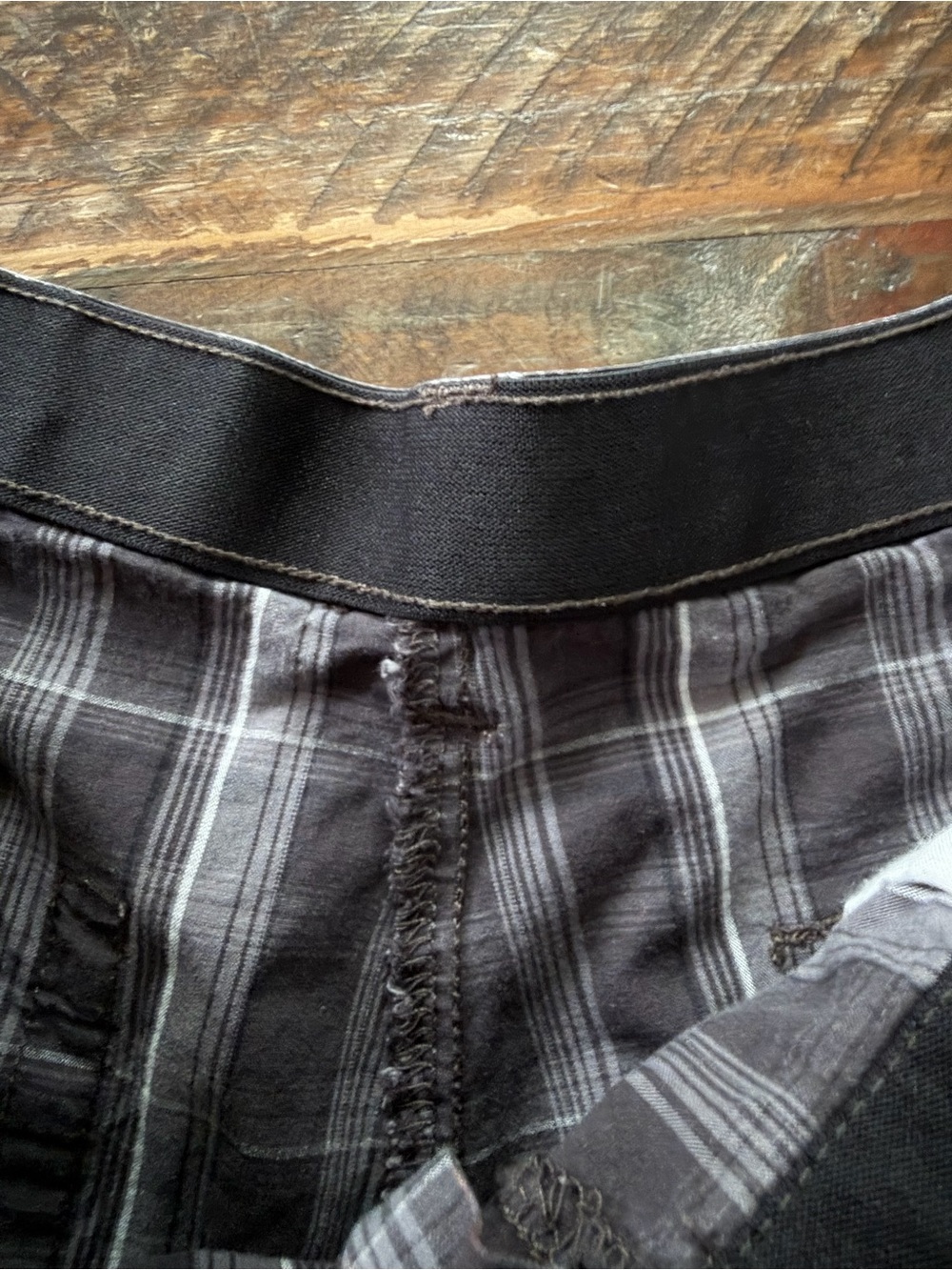 Wrangler Men’s 38 Authentic Issue Gray White Cargo Shorts | SKU 0174 - Picture 5 of 8